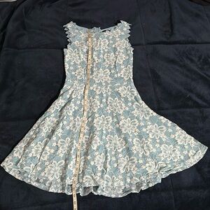 Blue & White Floral Dress - City Studio
